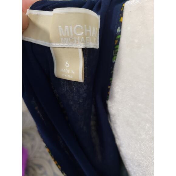 Michael Kors chain neck floral shift dress - Picture 5 of 10